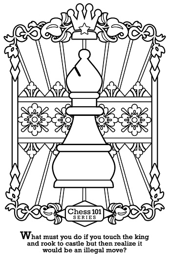 Rules Every Chess Player Needs to Know! colorable chess flash cards
